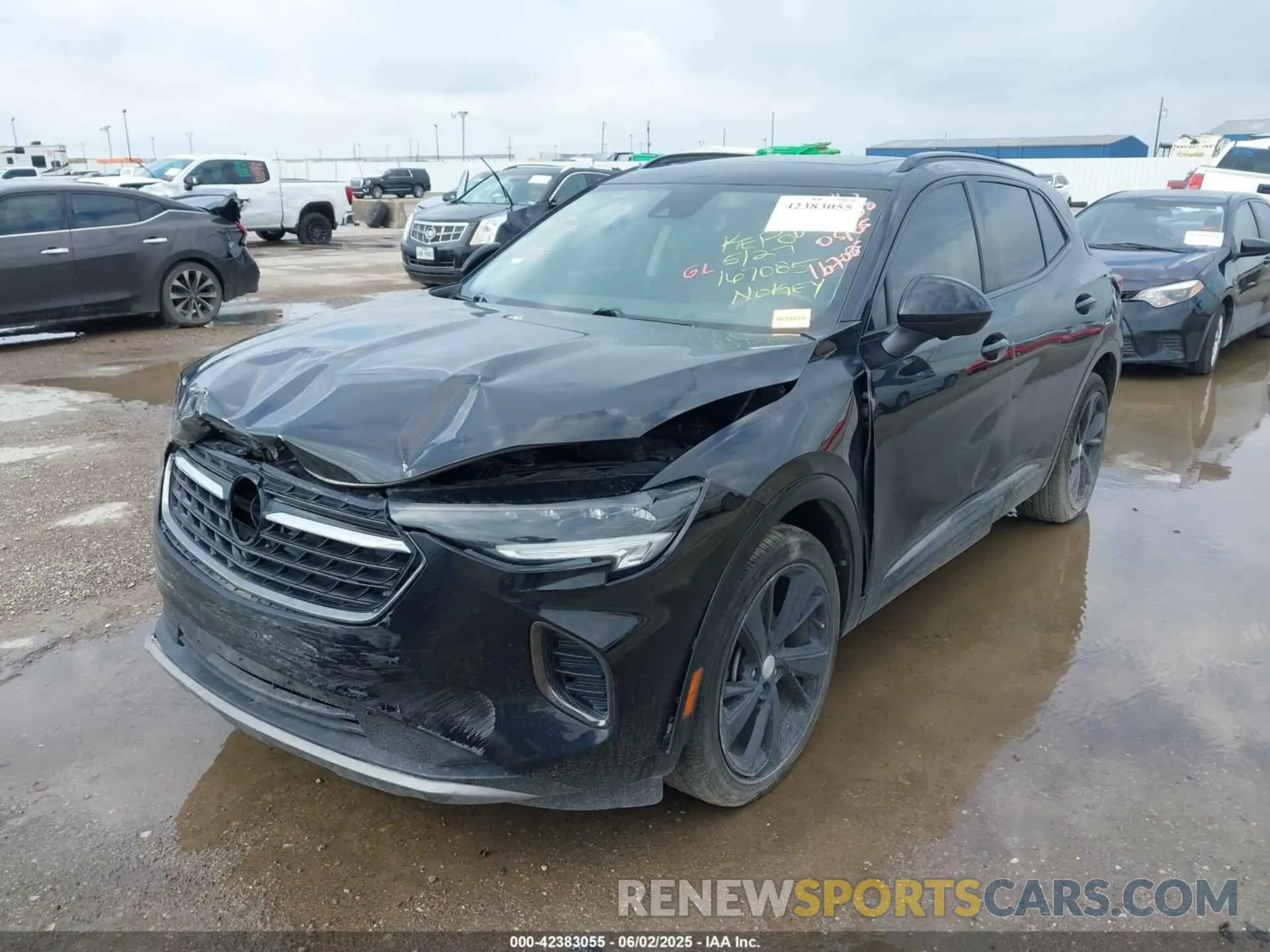 2 Photograph of a damaged car LRBFZNR40MD167085 BUICK ENVISION 2021