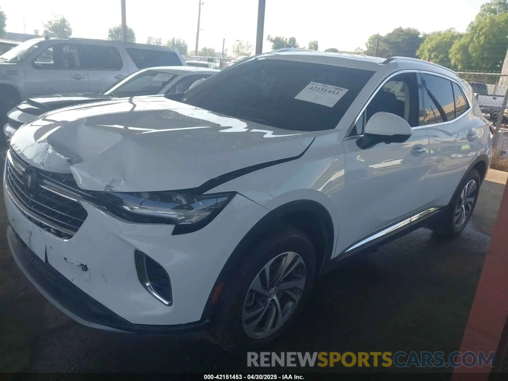 2 Photograph of a damaged car LRBFZNR41MD076150 BUICK ENVISION 2021
