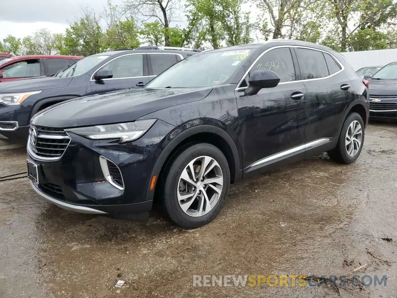 1 Photograph of a damaged car LRBFZNR41MD088556 BUICK ENVISION 2021
