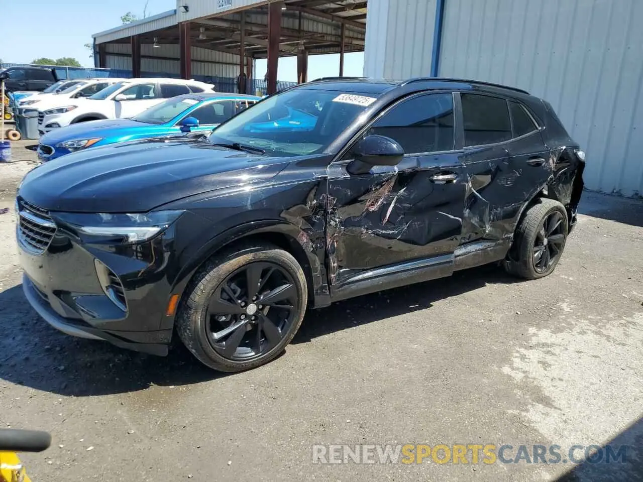 1 Photograph of a damaged car LRBFZNR42MD108443 BUICK ENVISION 2021