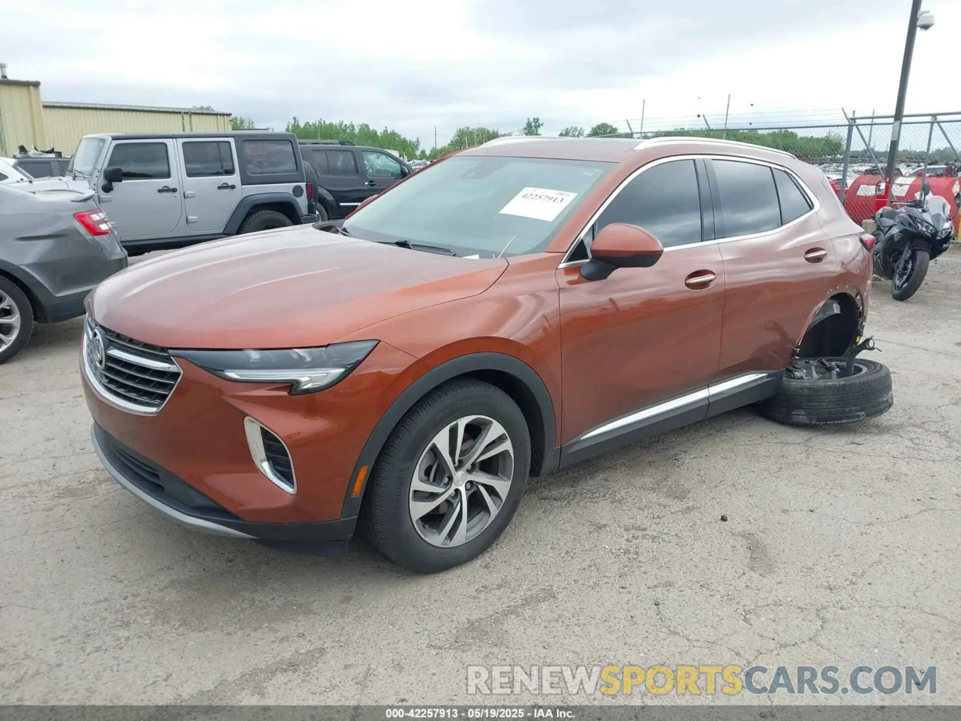 2 Photograph of a damaged car LRBFZNR43MD108709 BUICK ENVISION 2021