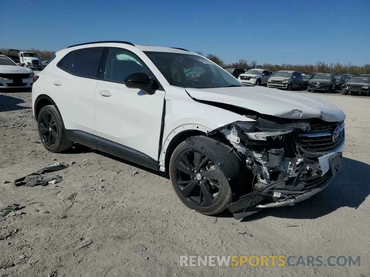 4 Photograph of a damaged car LRBFZNR48MD103151 BUICK ENVISION 2021