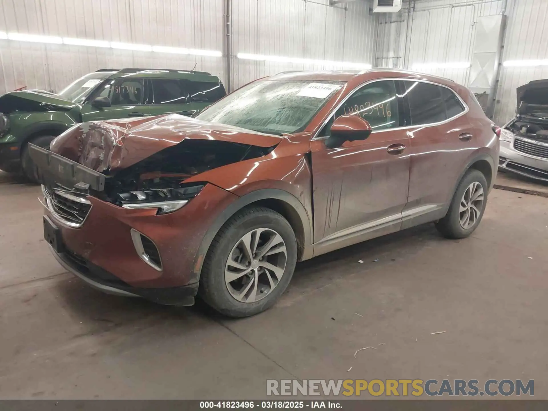 2 Photograph of a damaged car LRBFZPR43MD139423 BUICK ENVISION 2021