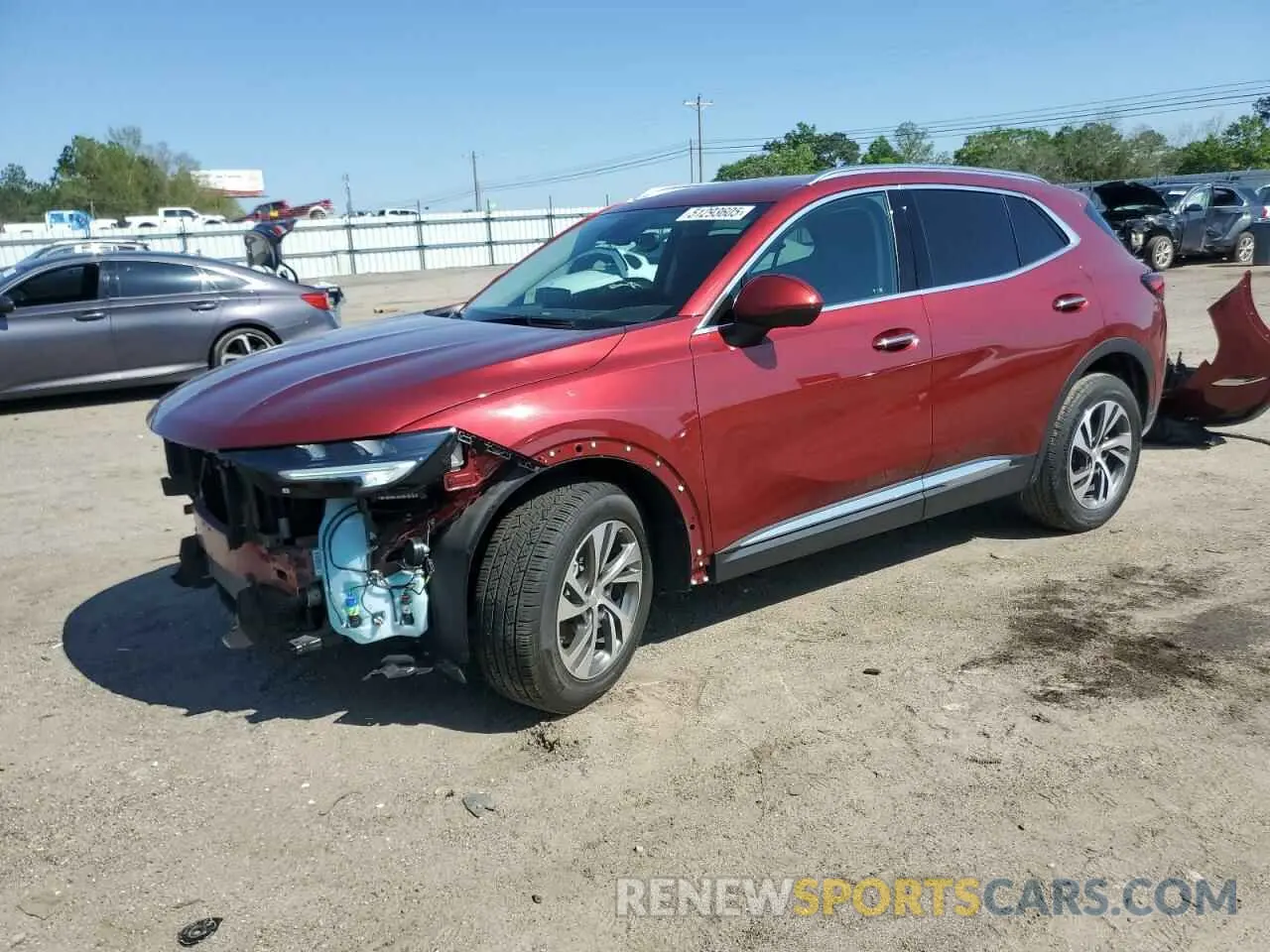 1 Photograph of a damaged car LRBFZPR48MD125890 BUICK ENVISION 2021