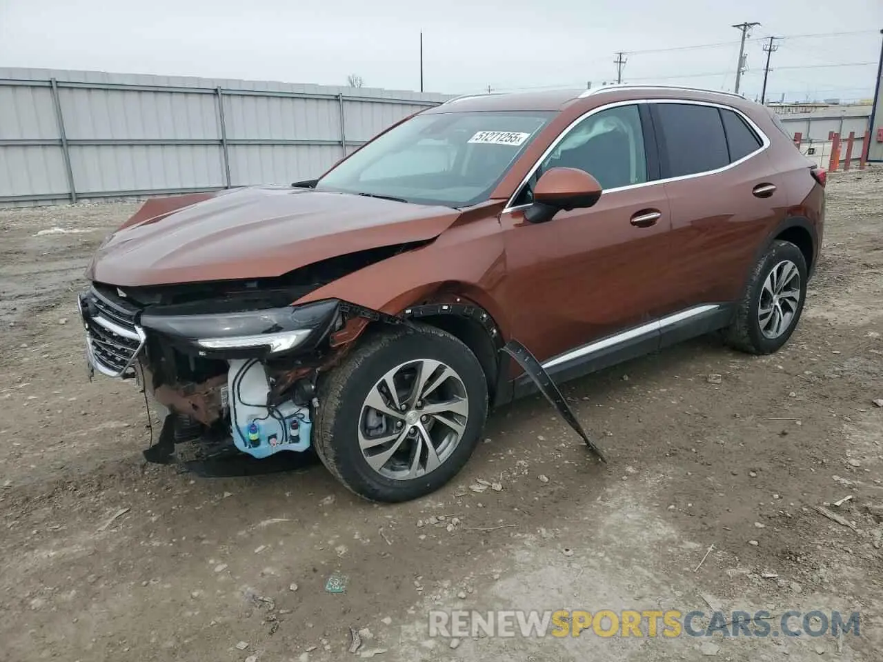 1 Photograph of a damaged car LRBFZPR49MD053551 BUICK ENVISION 2021