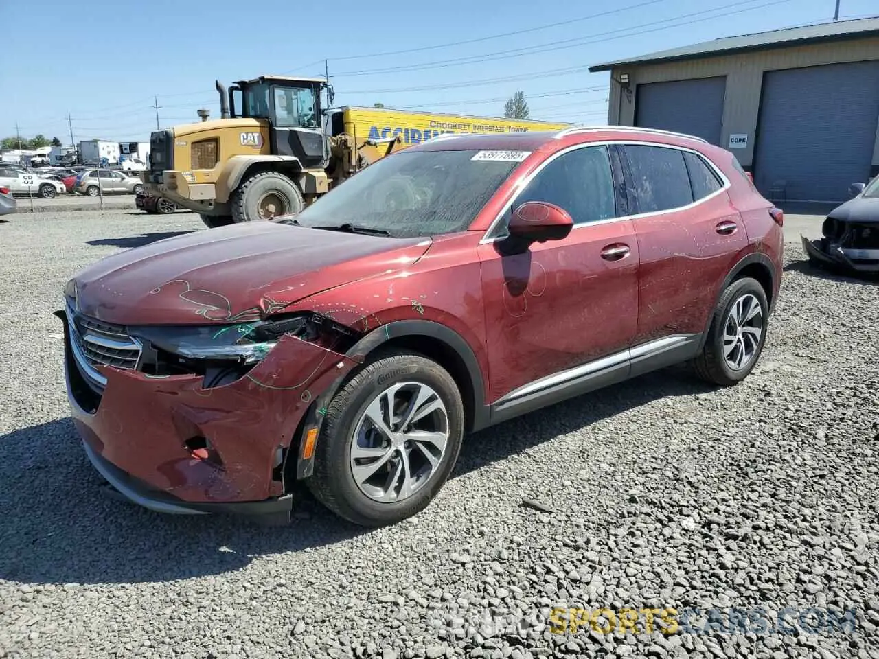 1 Photograph of a damaged car LRBFZPR49MD179540 BUICK ENVISION 2021