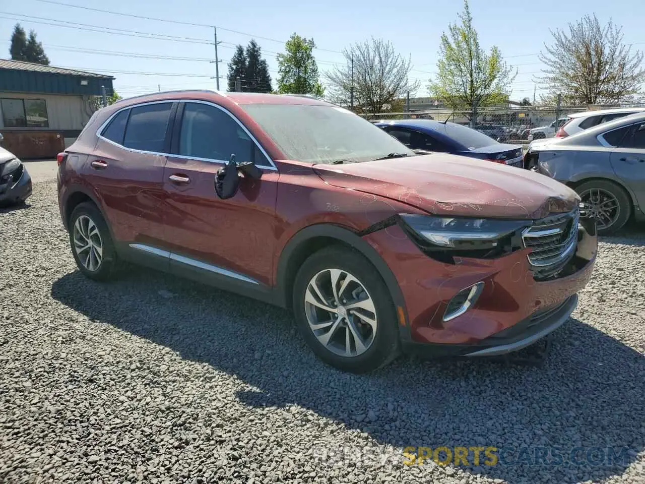 4 Photograph of a damaged car LRBFZPR49MD179540 BUICK ENVISION 2021