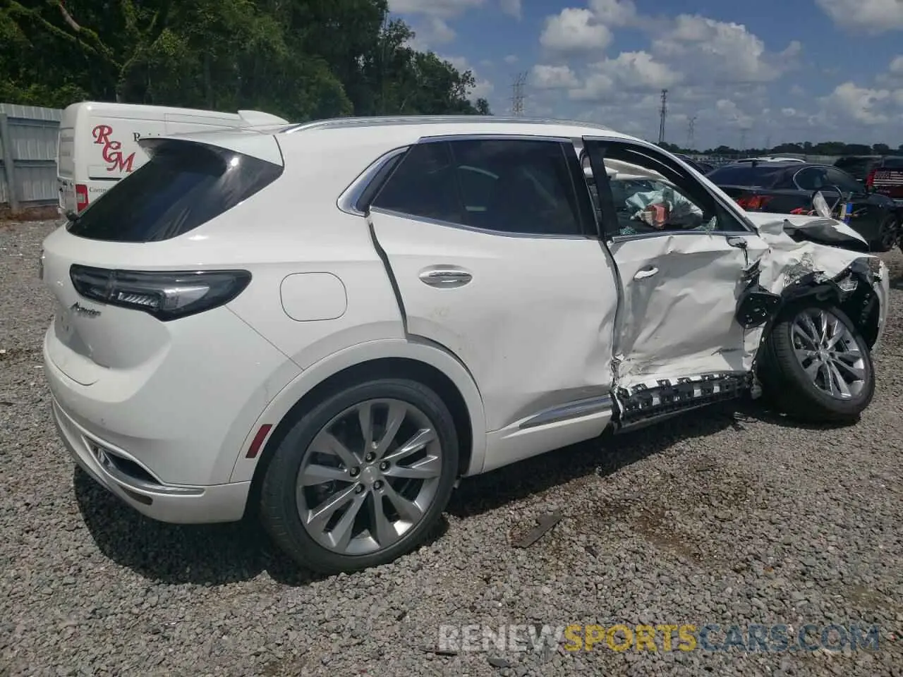 3 Photograph of a damaged car LRBFZRR41MD122678 BUICK ENVISION 2021