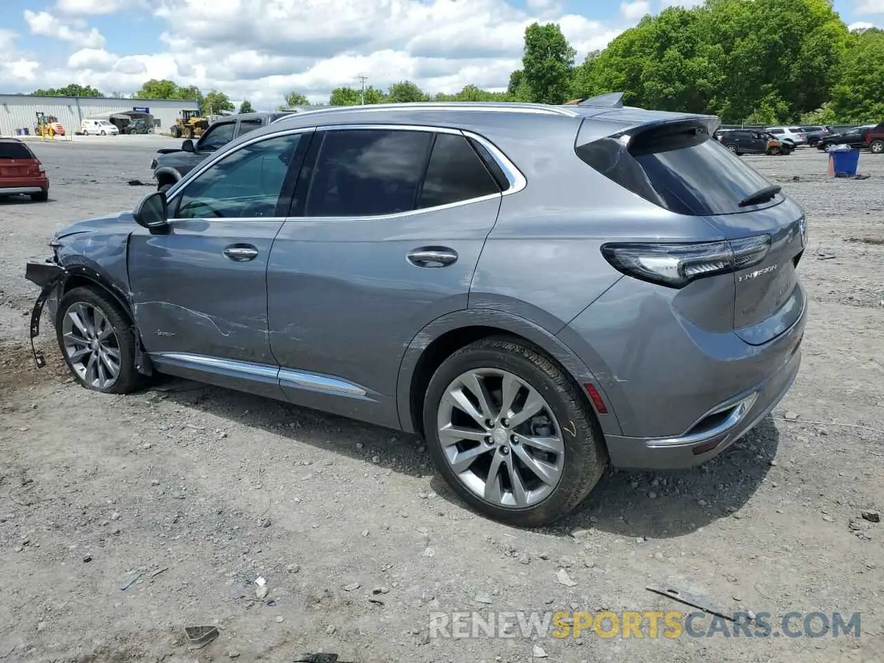 2 Photograph of a damaged car LRBFZRR45MD178980 BUICK ENVISION 2021
