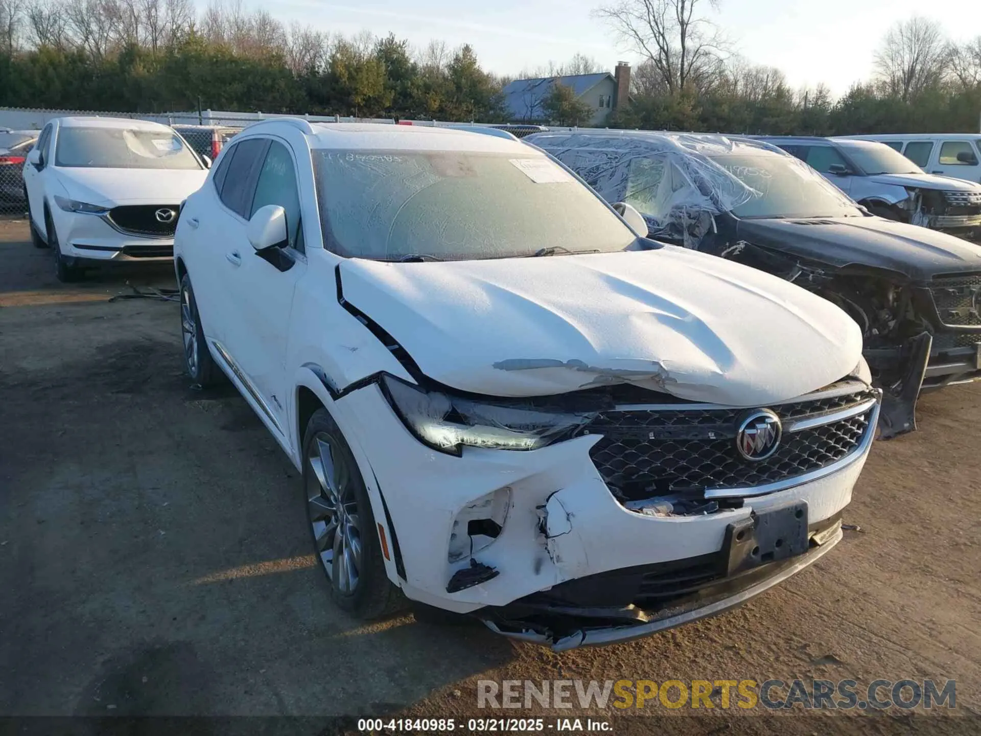 1 Photograph of a damaged car LRBFZSR44MD077520 BUICK ENVISION 2021