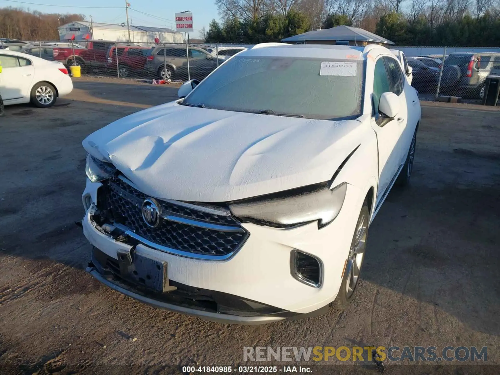2 Photograph of a damaged car LRBFZSR44MD077520 BUICK ENVISION 2021
