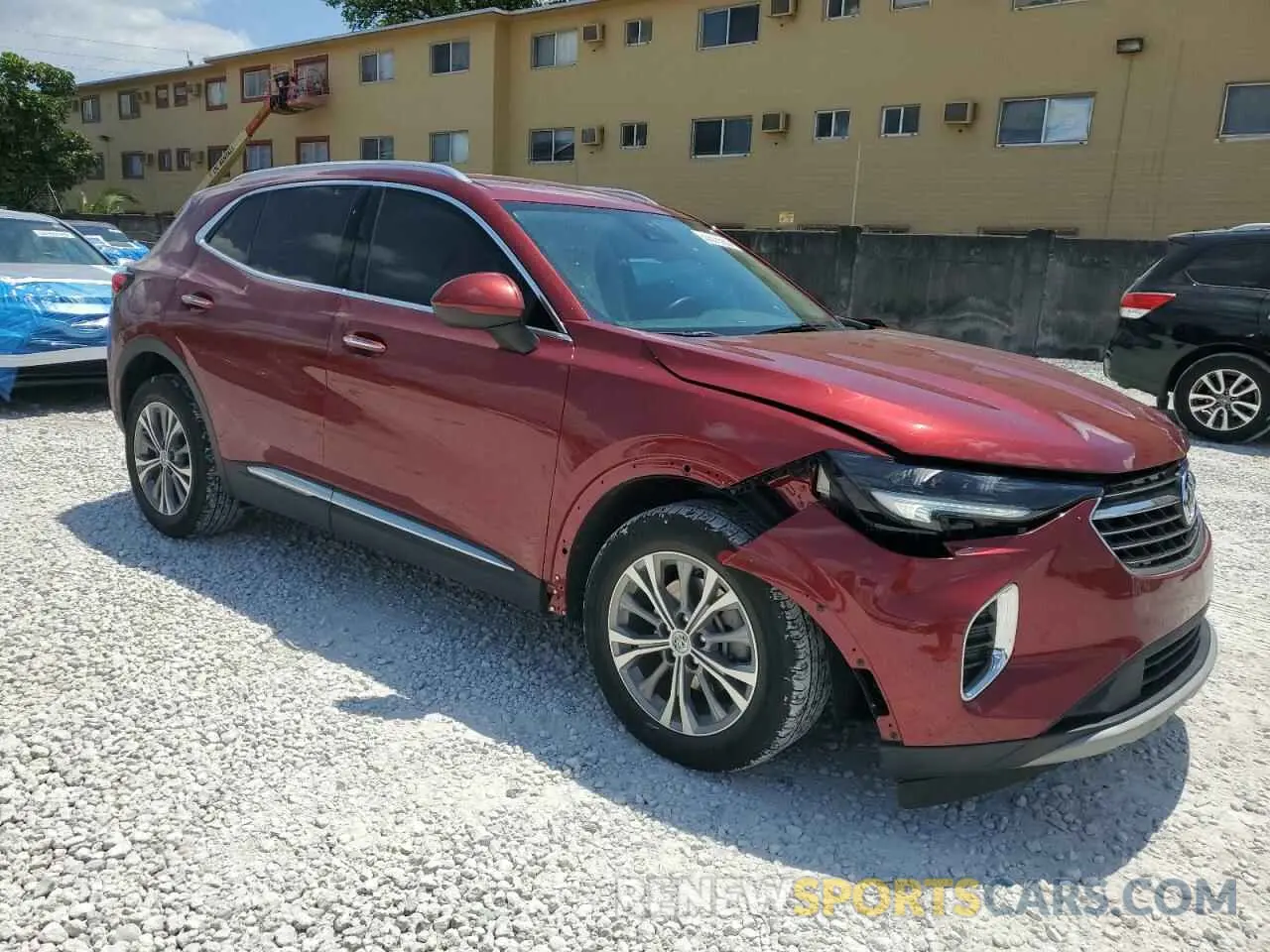4 Photograph of a damaged car LRBAZLR44ND009901 BUICK ENVISION 2022