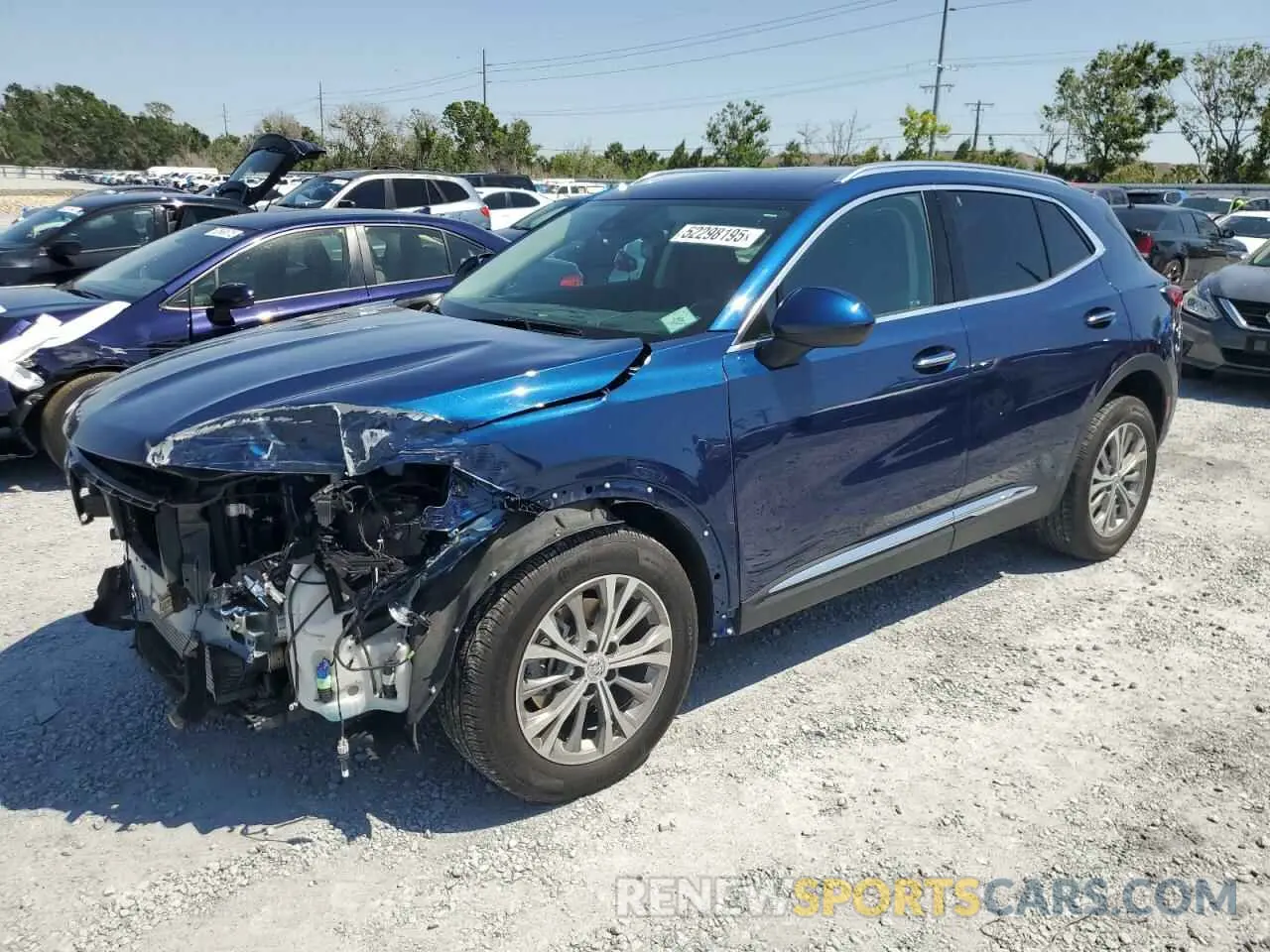 1 Photograph of a damaged car LRBAZLR45ND067404 BUICK ENVISION 2022