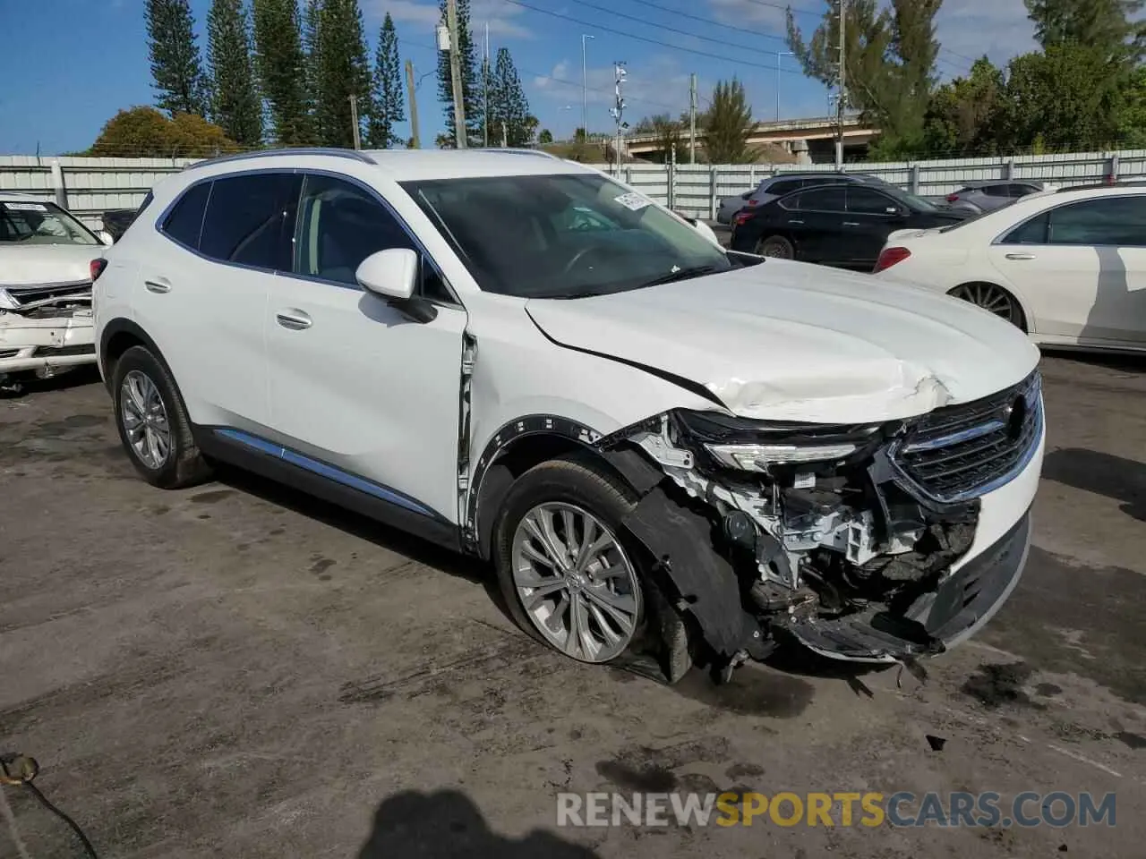 4 Photograph of a damaged car LRBAZLR46ND009866 BUICK ENVISION 2022