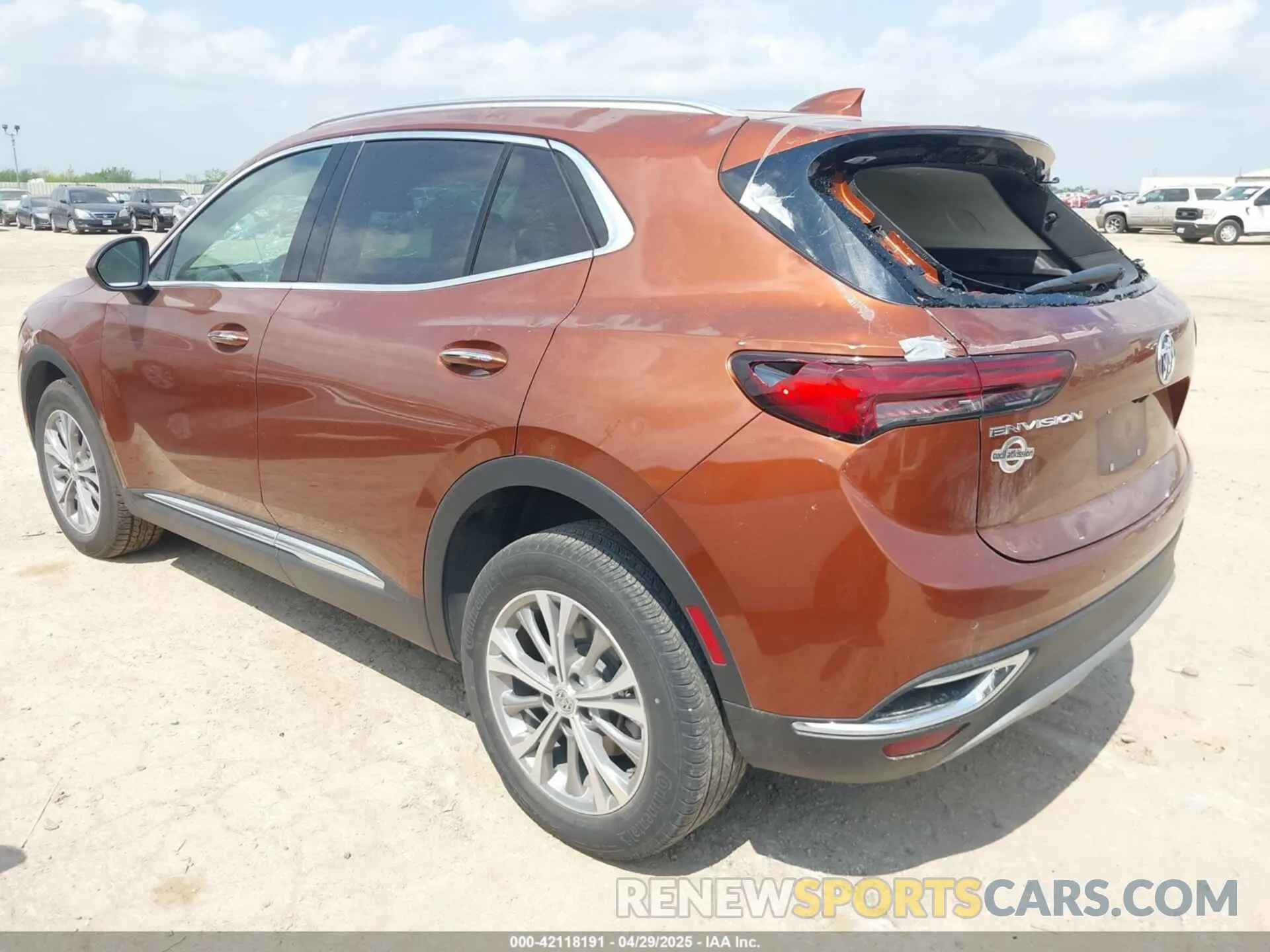 3 Photograph of a damaged car LRBAZLR46ND064723 BUICK ENVISION 2022