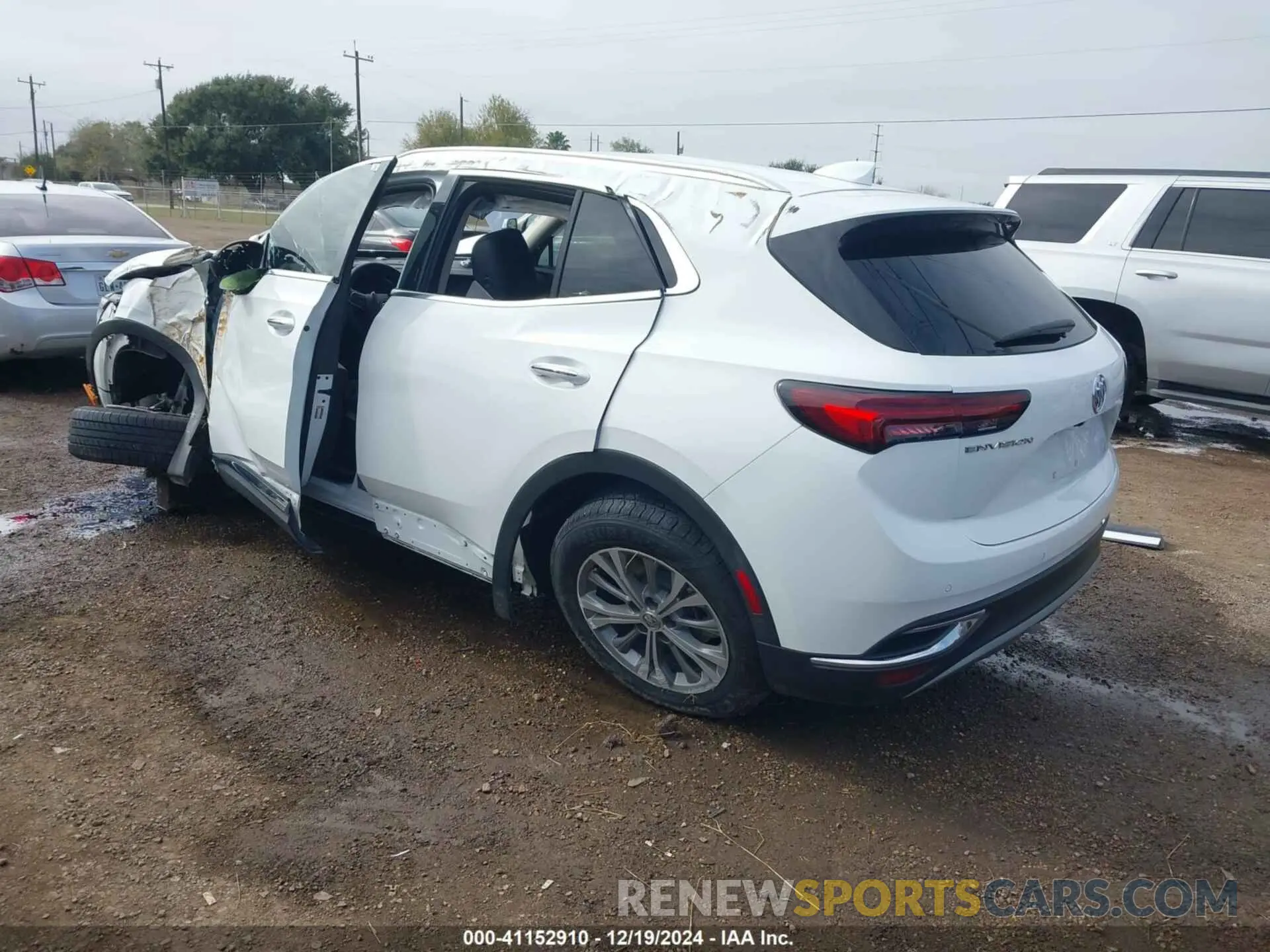 3 Photograph of a damaged car LRBAZLR4XND160760 BUICK ENVISION 2022