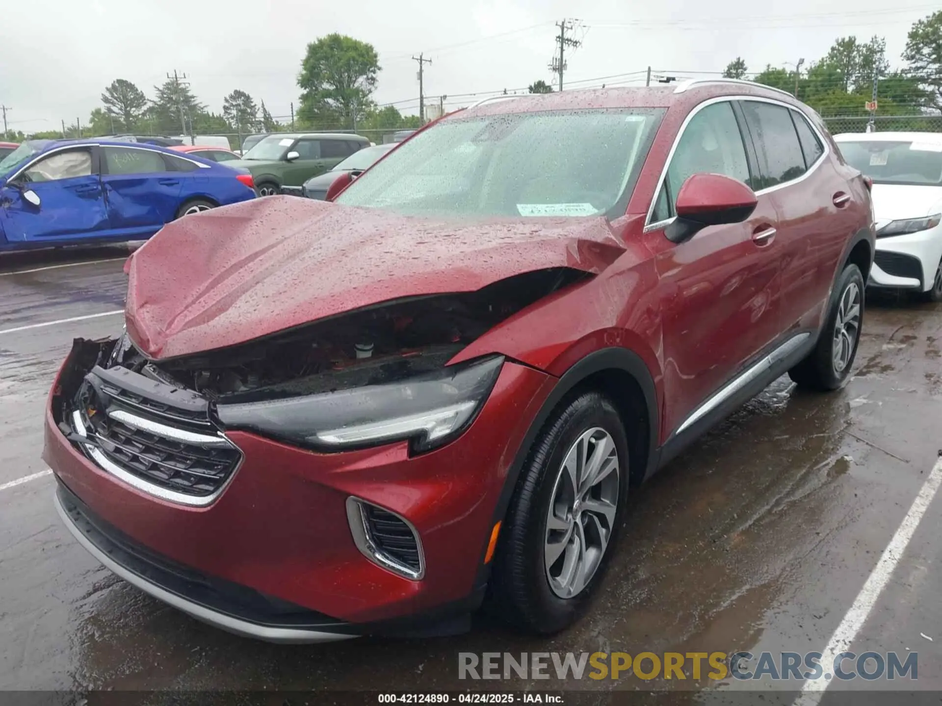 2 Photograph of a damaged car LRBFZNR40ND136355 BUICK ENVISION 2022