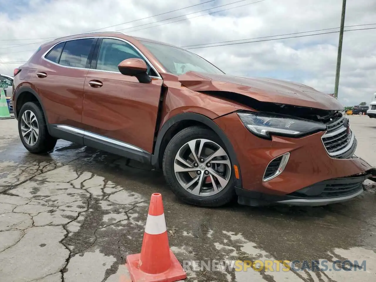 4 Photograph of a damaged car LRBFZNR41ND050973 BUICK ENVISION 2022