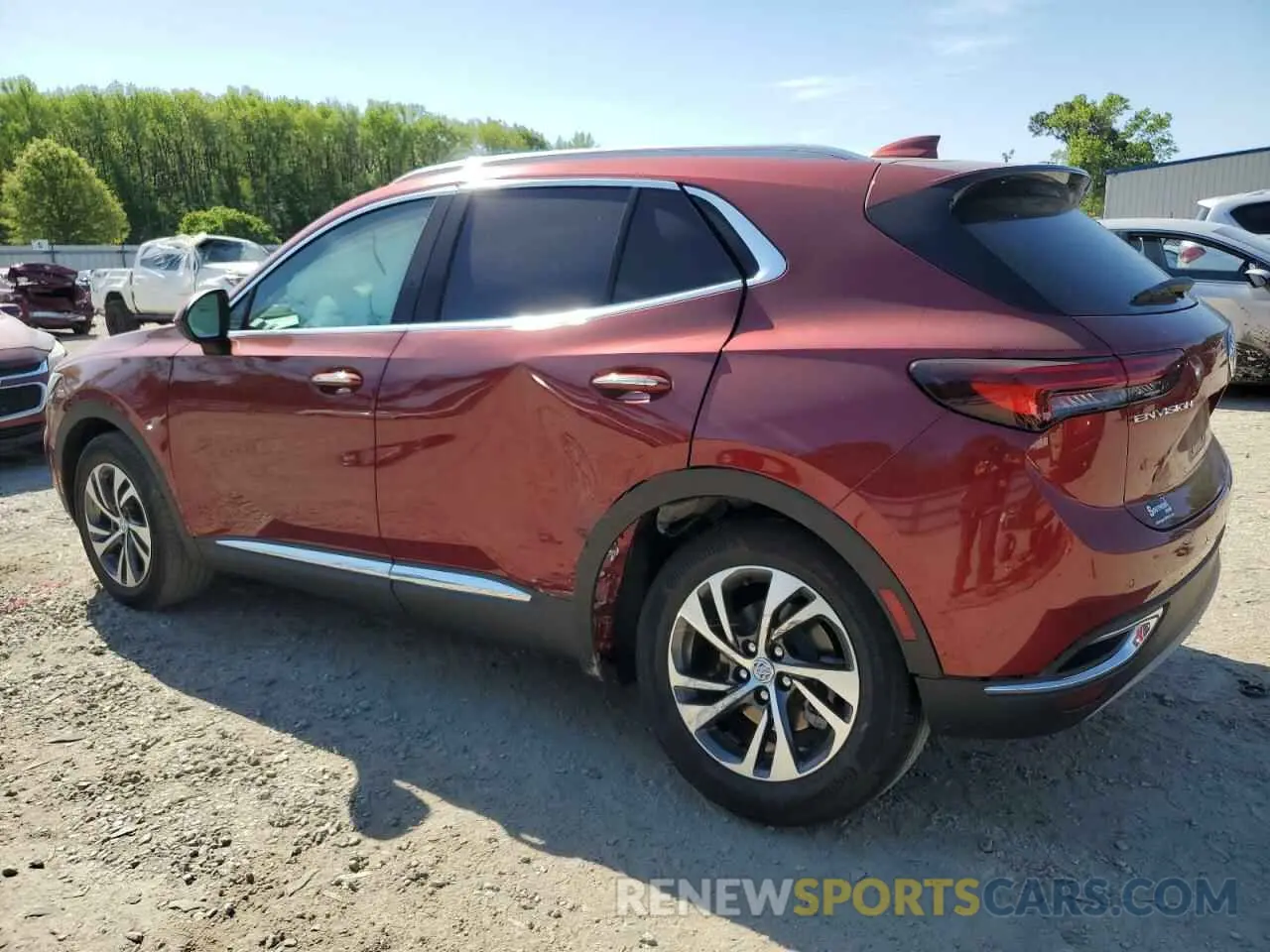 2 Photograph of a damaged car LRBFZNR4XND060966 BUICK ENVISION 2022