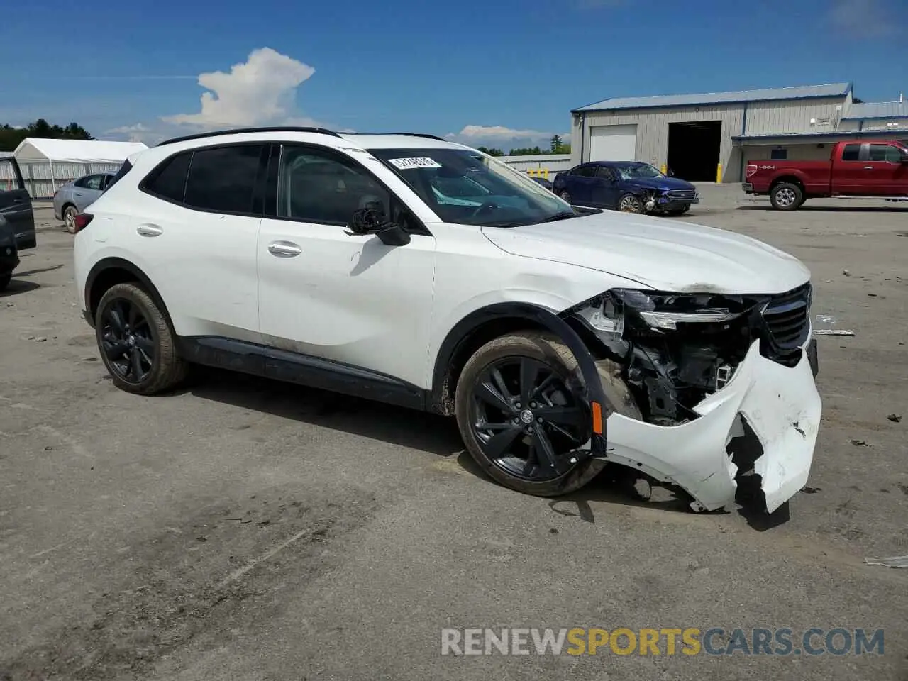 4 Photograph of a damaged car LRBFZPR41ND163656 BUICK ENVISION 2022
