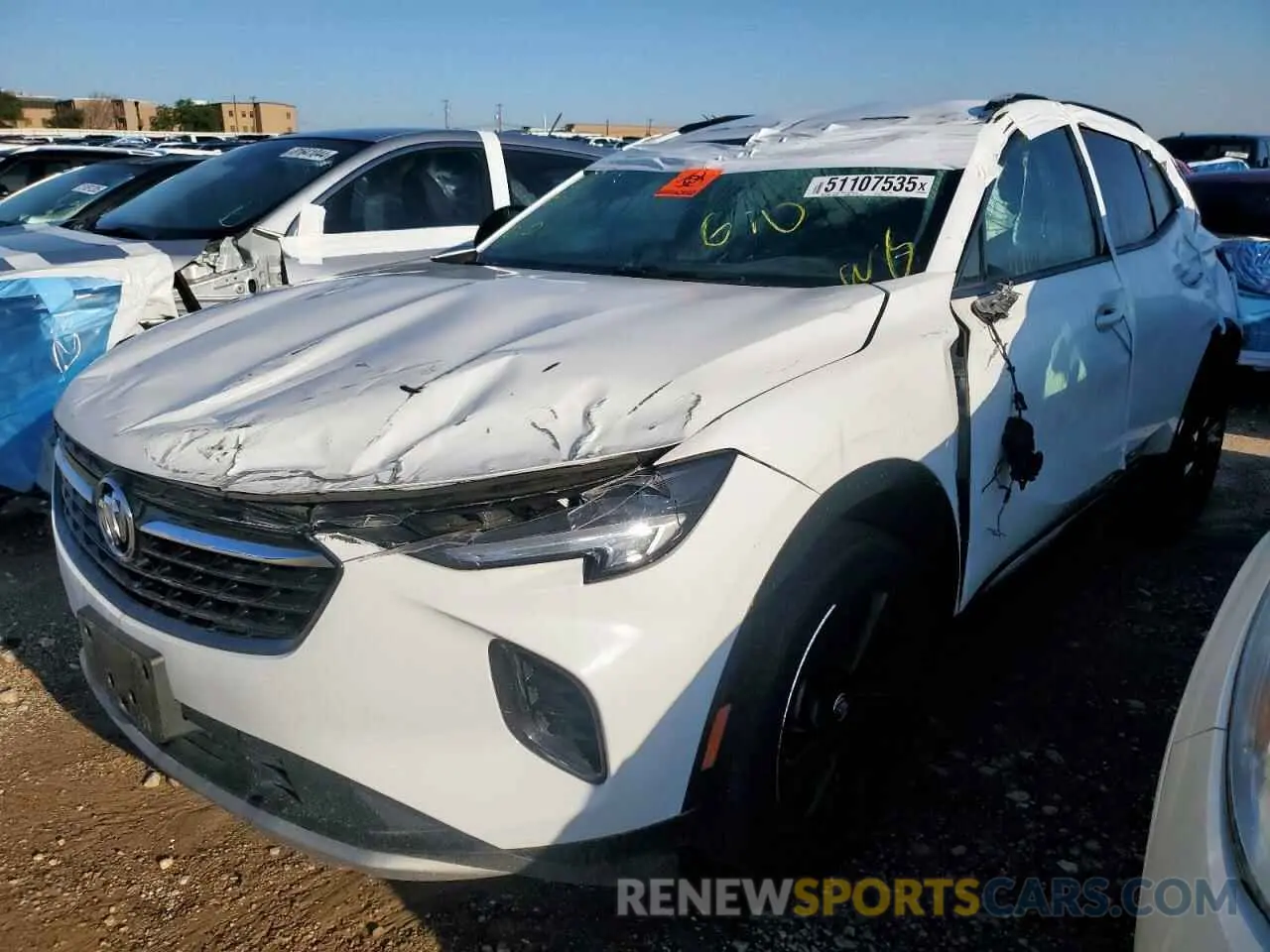 1 Photograph of a damaged car LRBAZLR42PD031320 BUICK ENVISION 2023