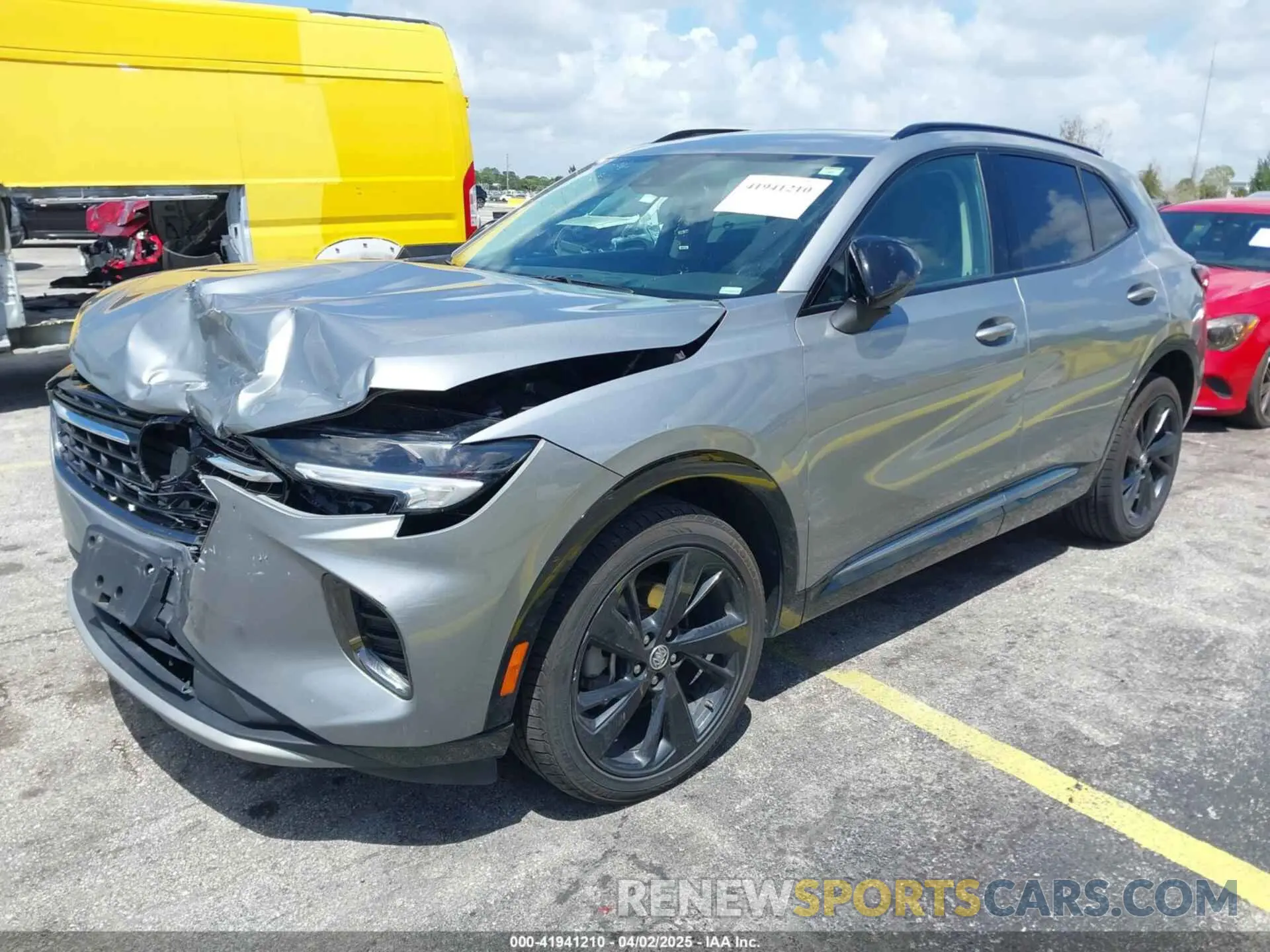 2 Photograph of a damaged car LRBAZLR44PD099764 BUICK ENVISION 2023