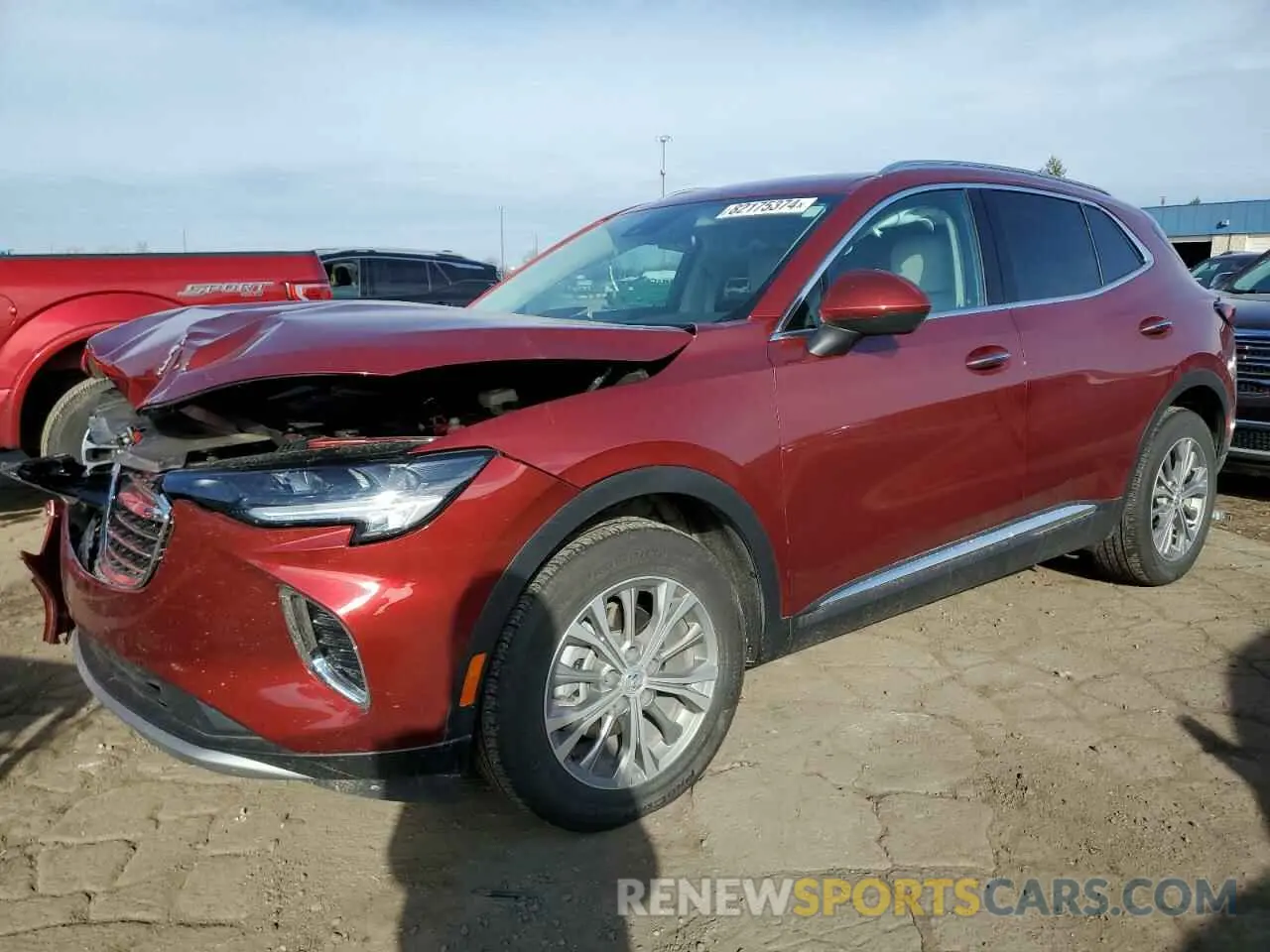 1 Photograph of a damaged car LRBFZMR43PD200207 BUICK ENVISION 2023