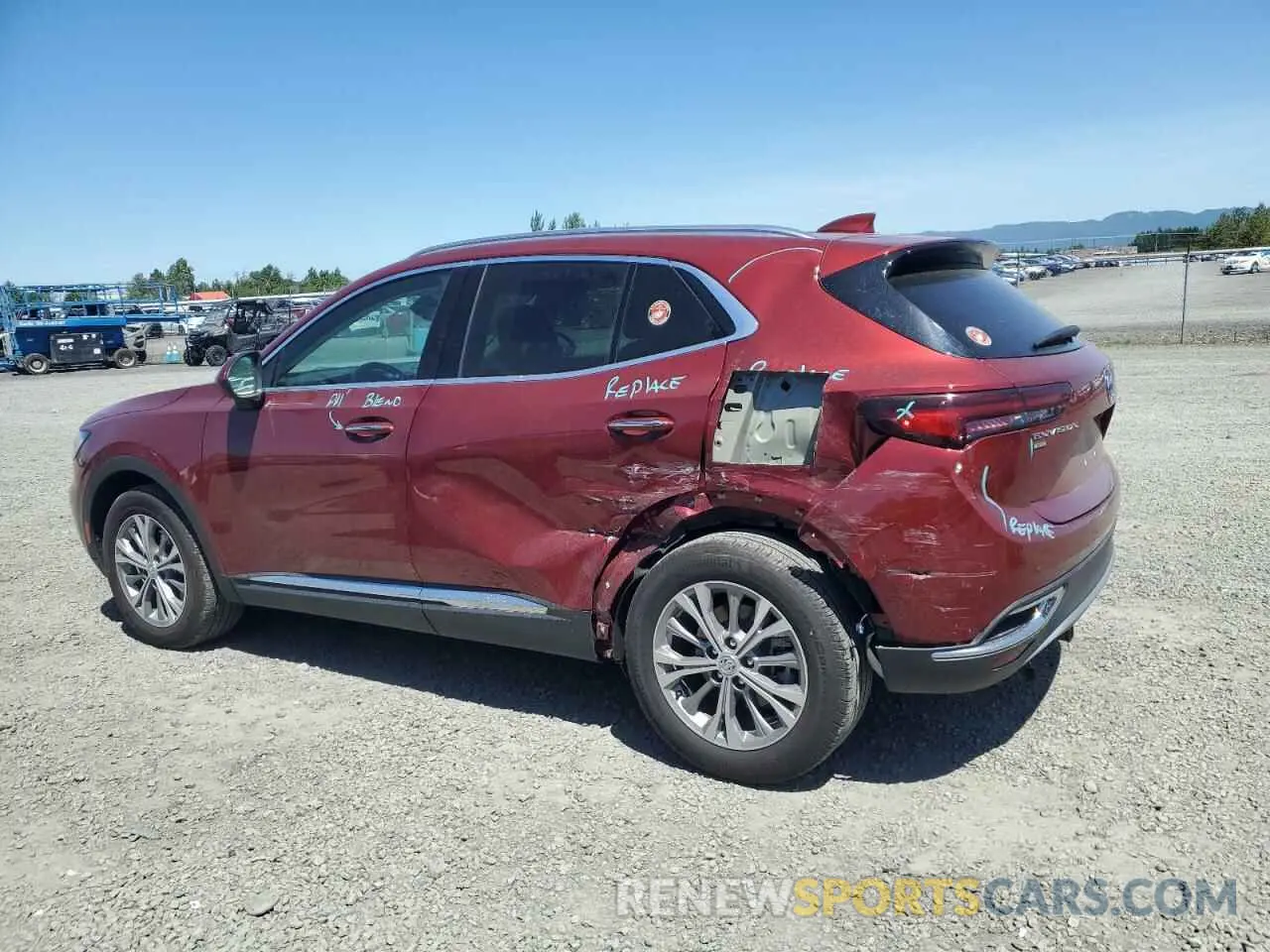 2 Photograph of a damaged car LRBFZMR45PD080703 BUICK ENVISION 2023