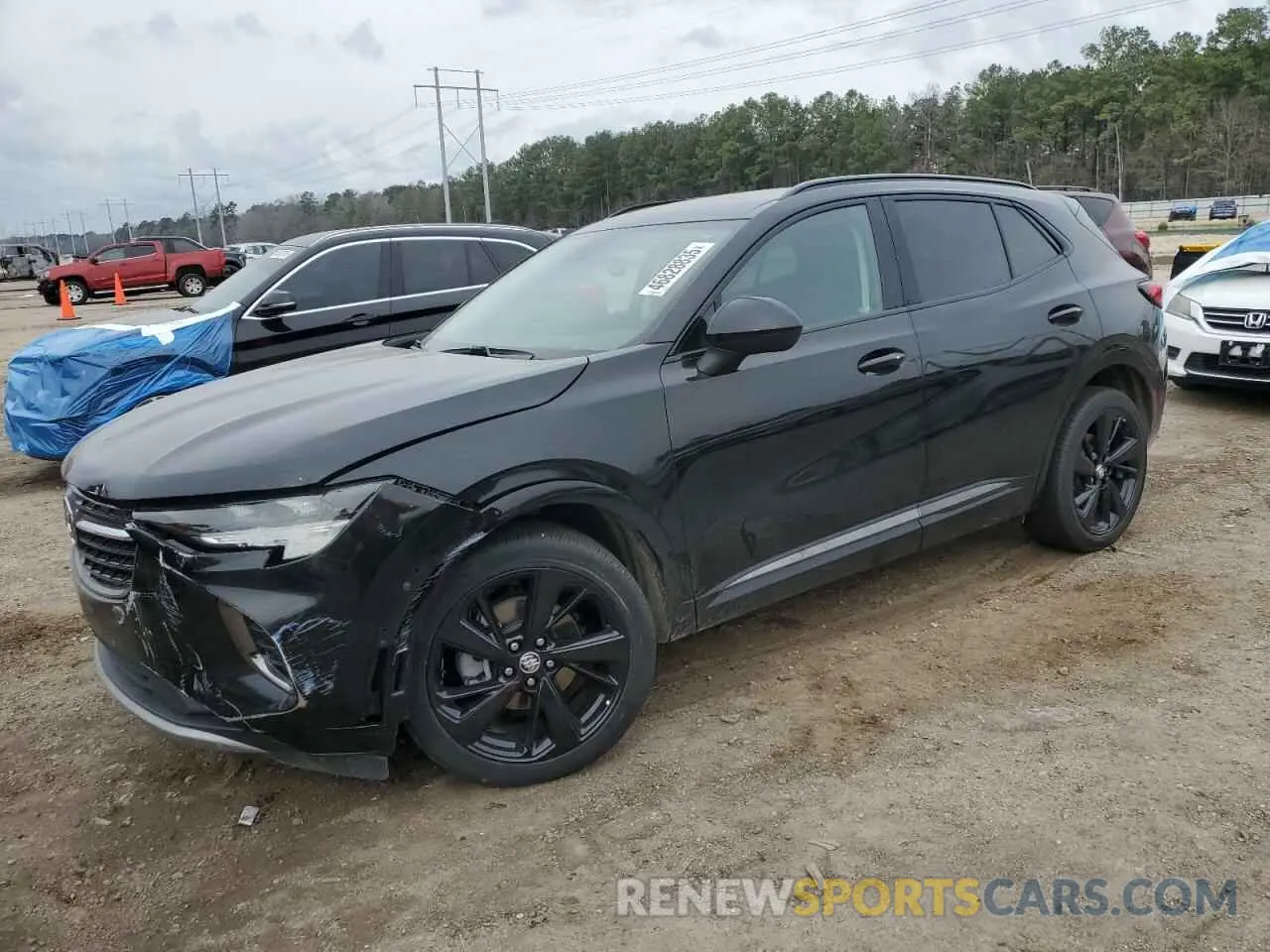 1 Photograph of a damaged car LRBFZMR45PD184902 BUICK ENVISION 2023