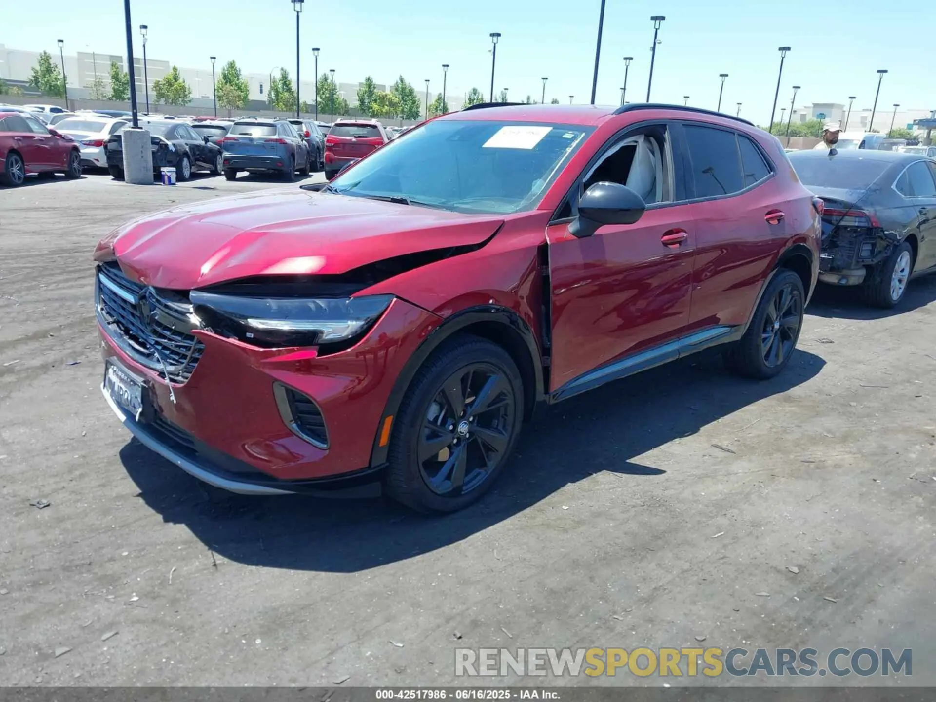 2 Photograph of a damaged car LRBFZMR47PD192824 BUICK ENVISION 2023