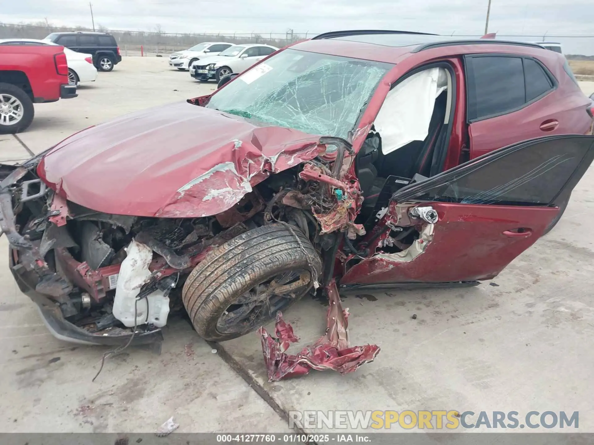 6 Photograph of a damaged car LRBFZNR40PD146158 BUICK ENVISION 2023