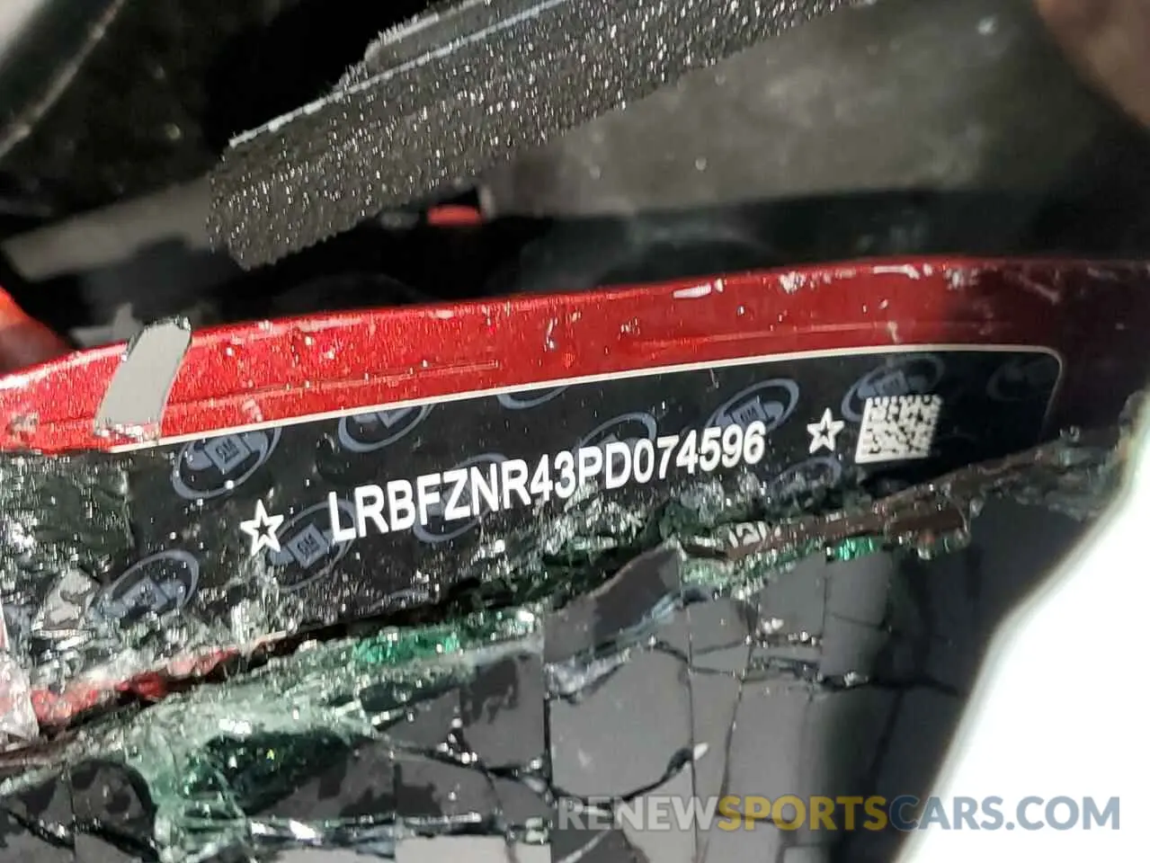 13 Photograph of a damaged car LRBFZNR43PD074596 BUICK ENVISION 2023