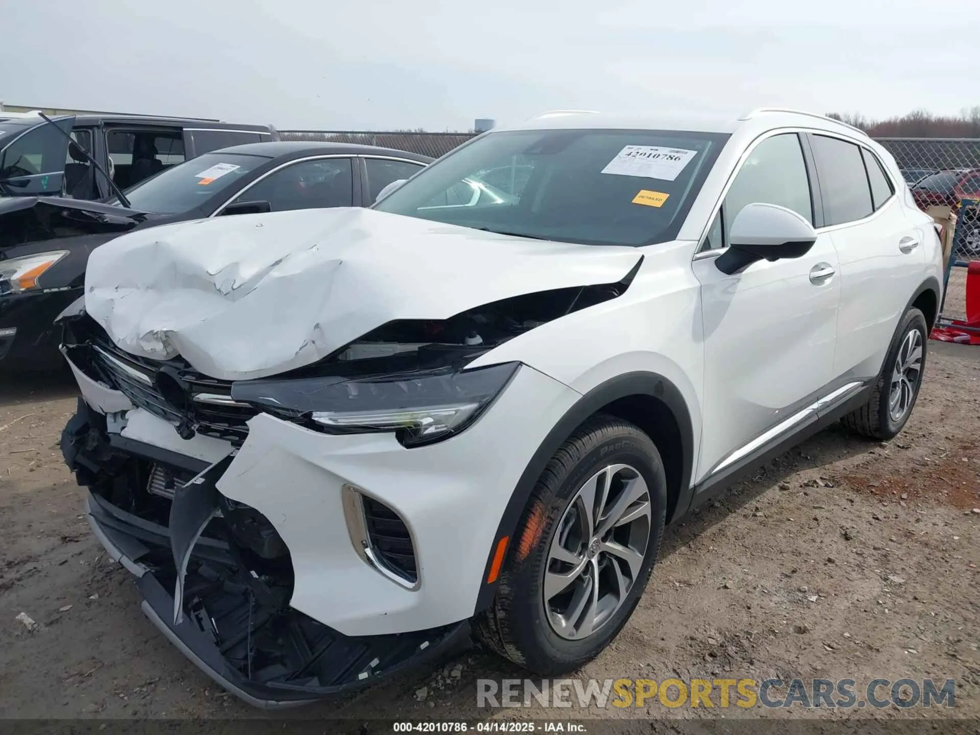 2 Photograph of a damaged car LRBFZNR47PD035073 BUICK ENVISION 2023