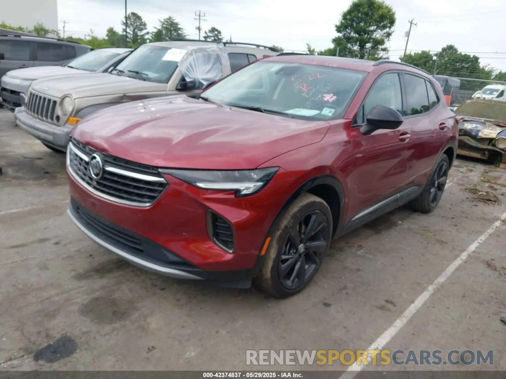 2 Photograph of a damaged car LRBFZNR48PD057910 BUICK ENVISION 2023