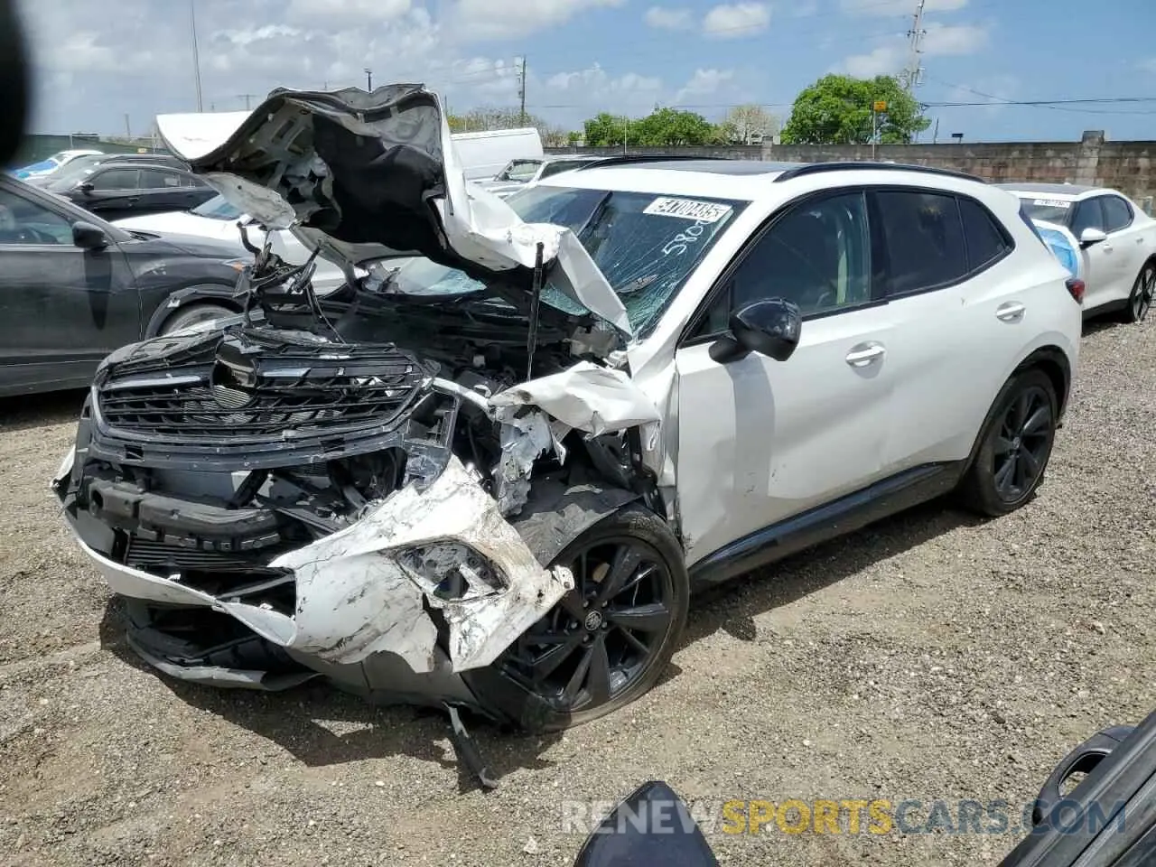 1 Photograph of a damaged car LRBFZNR48PD065800 BUICK ENVISION 2023
