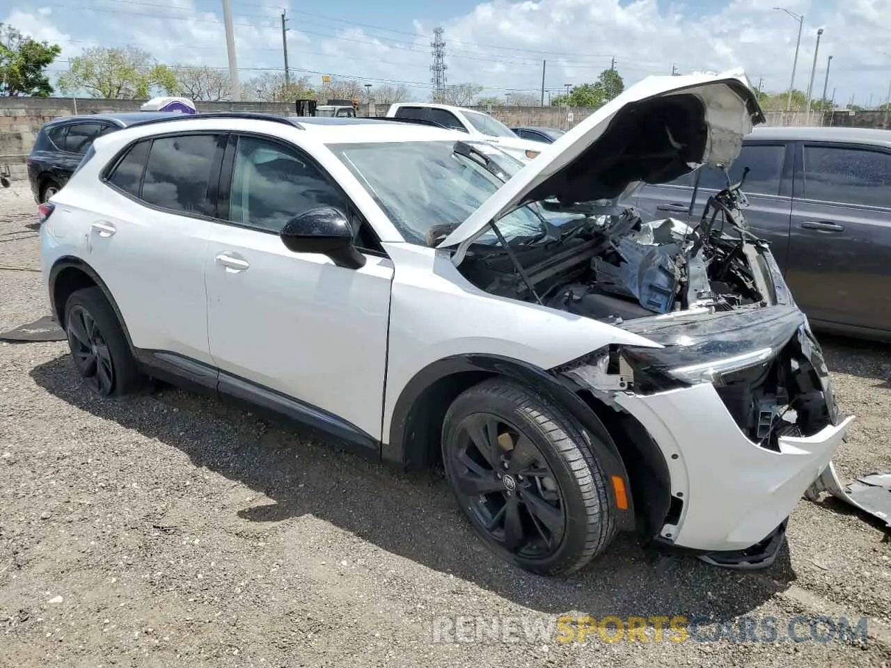 4 Photograph of a damaged car LRBFZNR48PD065800 BUICK ENVISION 2023