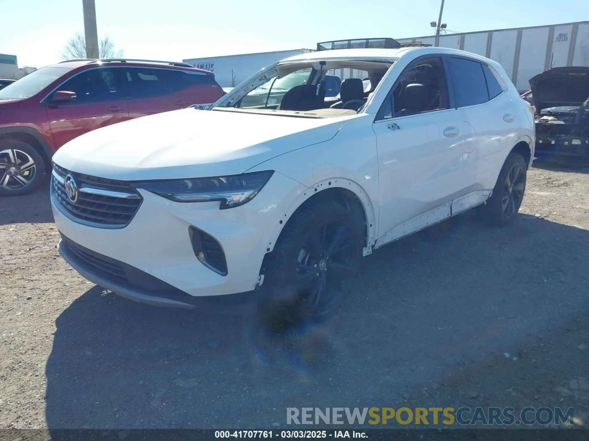 2 Photograph of a damaged car LRBFZPR40PD050512 BUICK ENVISION 2023