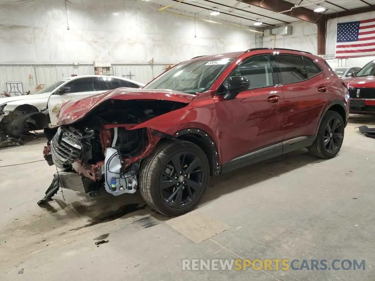 1 Photograph of a damaged car LRBFZPR43PD201276 BUICK ENVISION 2023