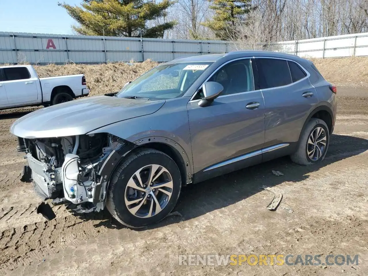 1 Photograph of a damaged car LRBFZPR46PD199118 BUICK ENVISION 2023