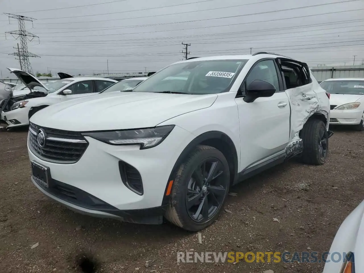 1 Photograph of a damaged car LRBFZPR47PD037739 BUICK ENVISION 2023