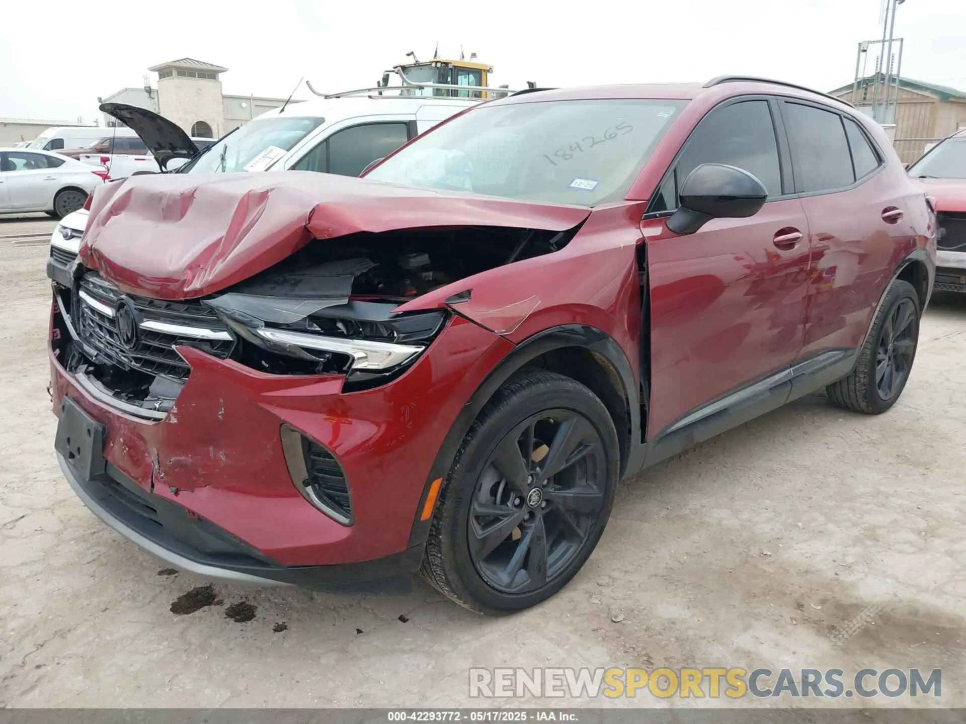 2 Photograph of a damaged car LRBFZPR4XPD184265 BUICK ENVISION 2023