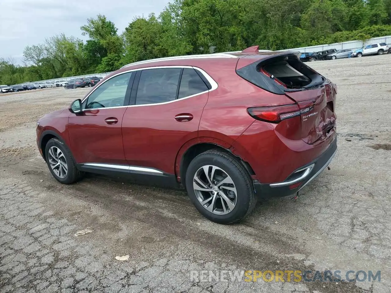 2 Photograph of a damaged car LRBFZPR4XPD216275 BUICK ENVISION 2023