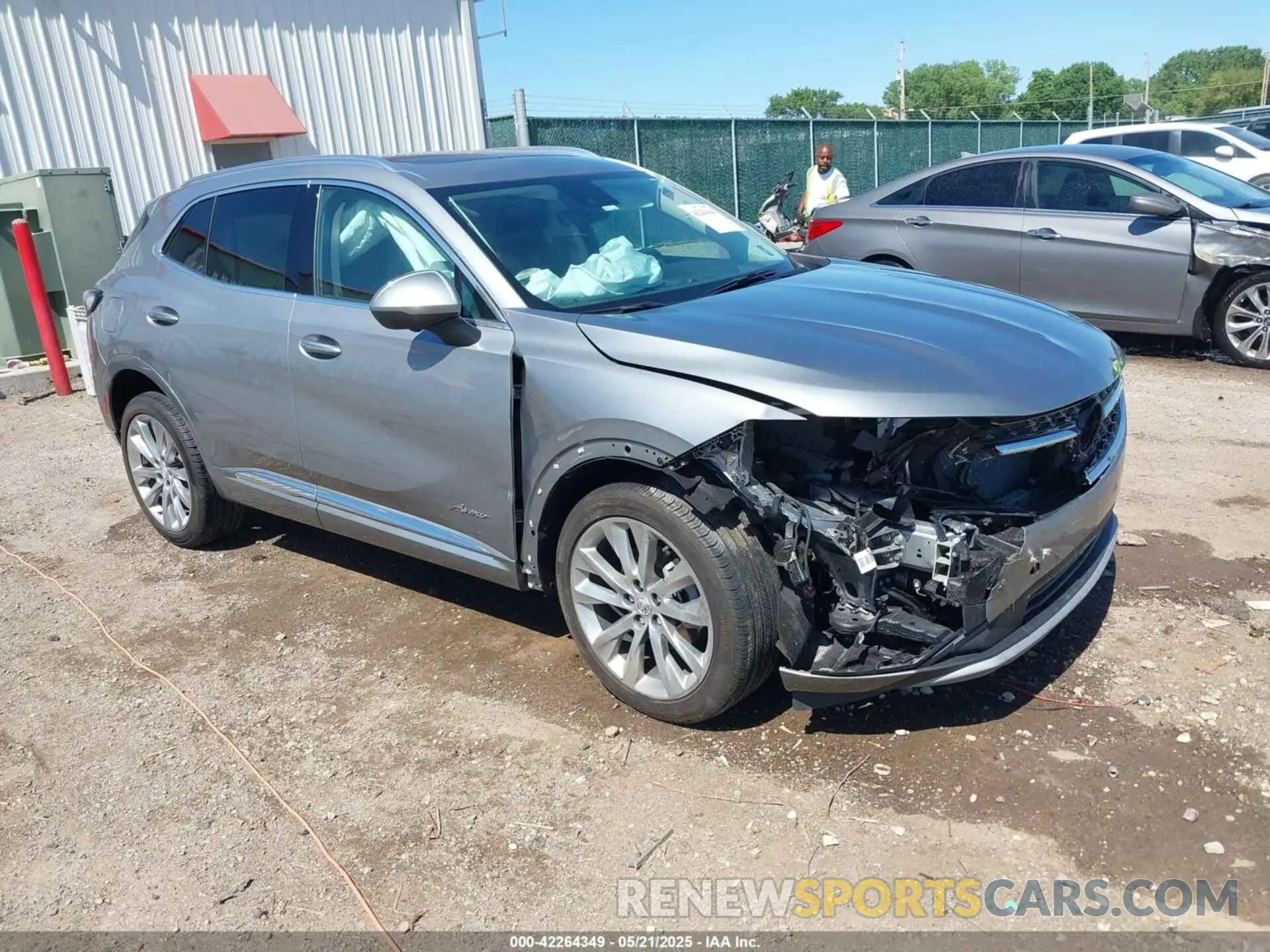 1 Photograph of a damaged car LRBFZRR41PD047405 BUICK ENVISION 2023