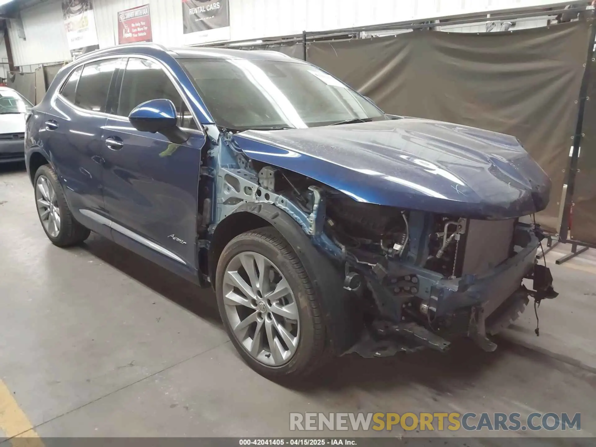 1 Photograph of a damaged car LRBFZRR47PD042192 BUICK ENVISION 2023