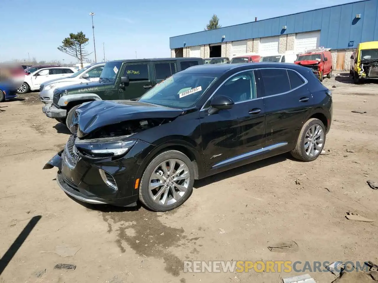1 Photograph of a damaged car LRBFZSR41PD087734 BUICK ENVISION 2023