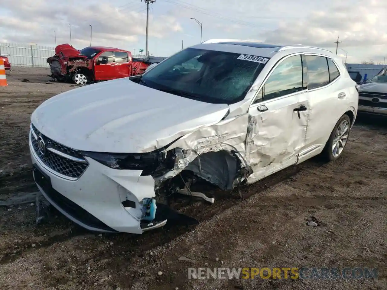 1 Photograph of a damaged car LRBFZSR42PD160951 BUICK ENVISION 2023