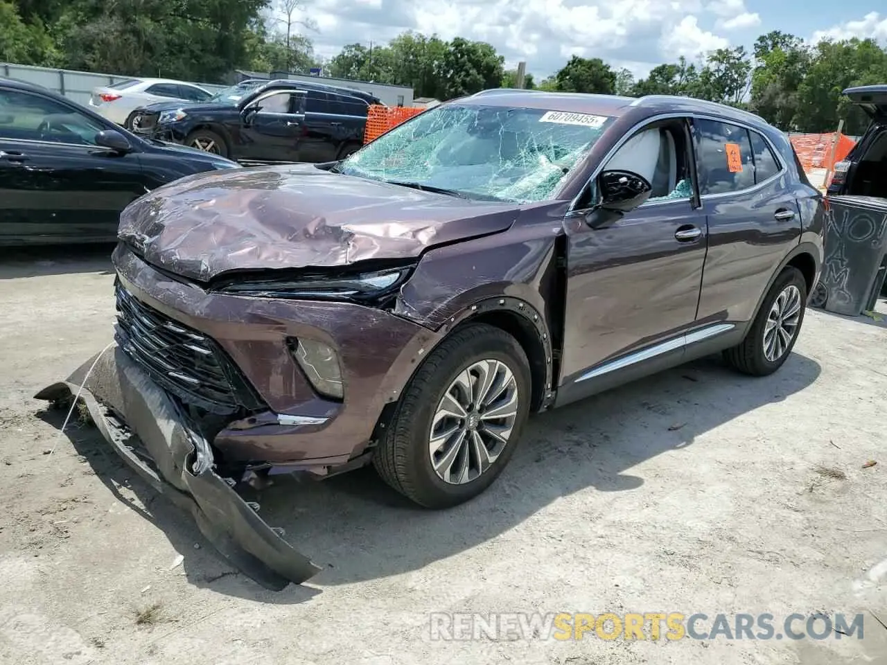 1 Photograph of a damaged car LRBFZME47RD013657 BUICK ENVISION 2024