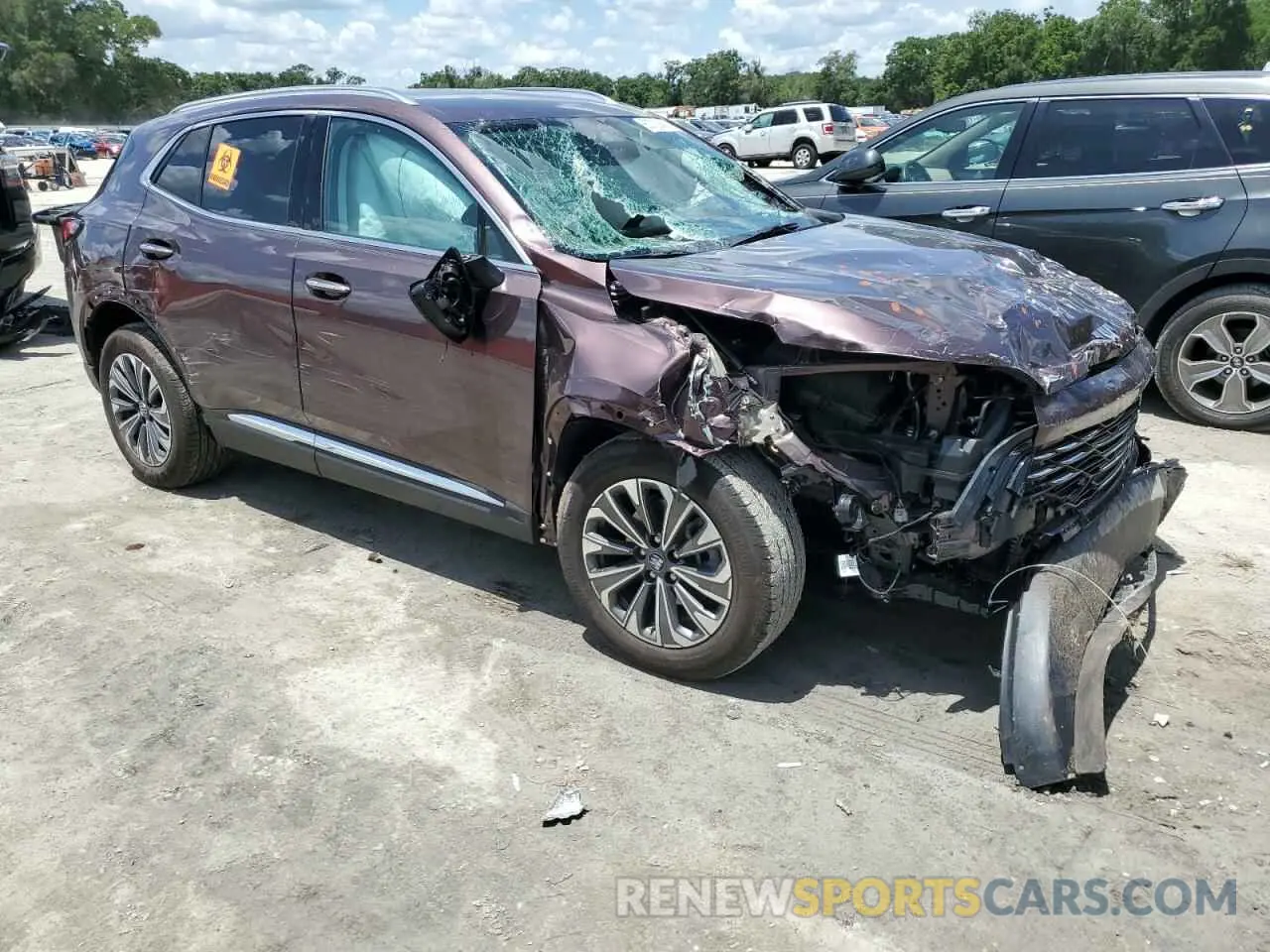 4 Photograph of a damaged car LRBFZME47RD013657 BUICK ENVISION 2024