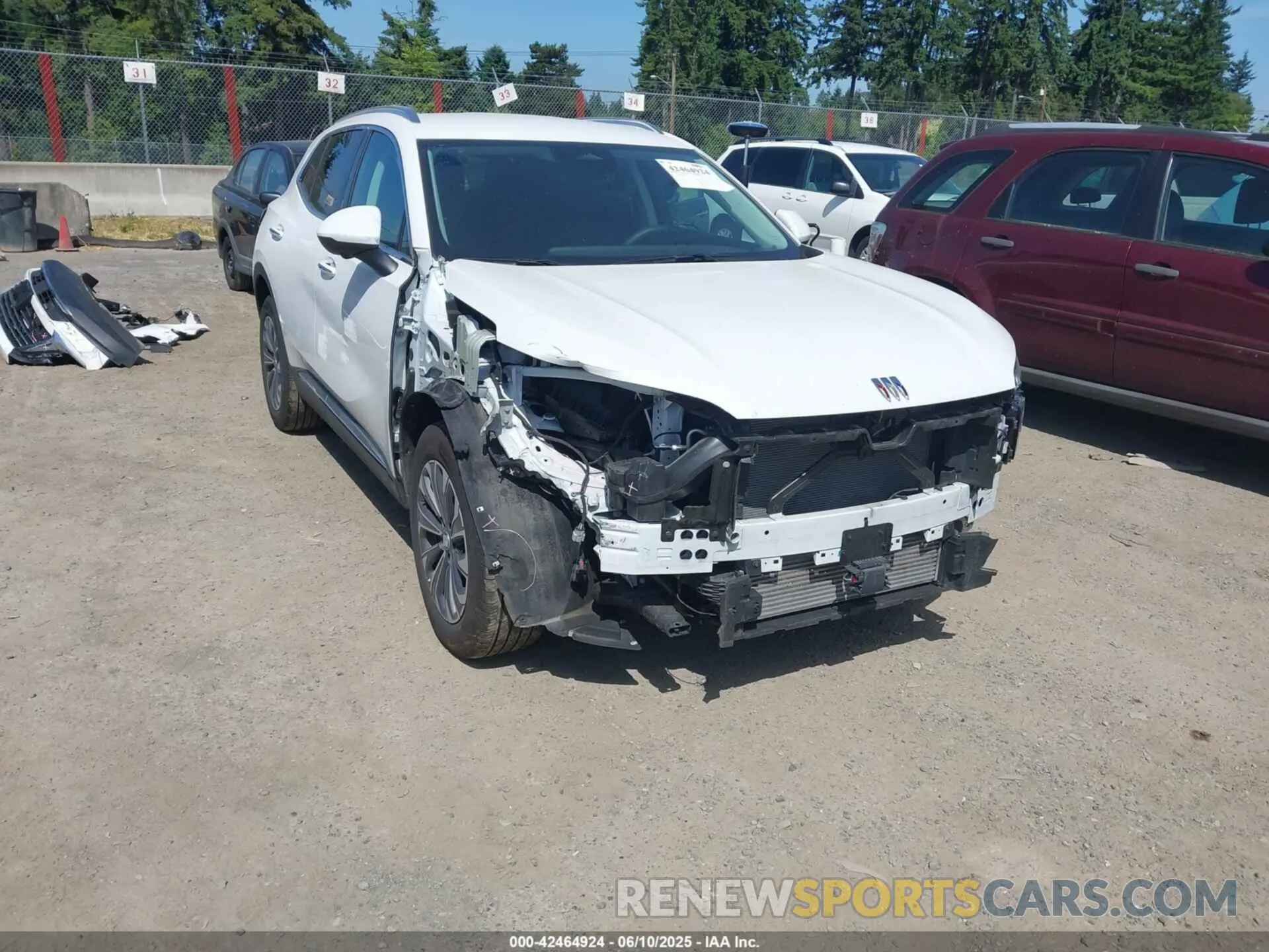 1 Photograph of a damaged car LRBFZME49RD063296 BUICK ENVISION 2024