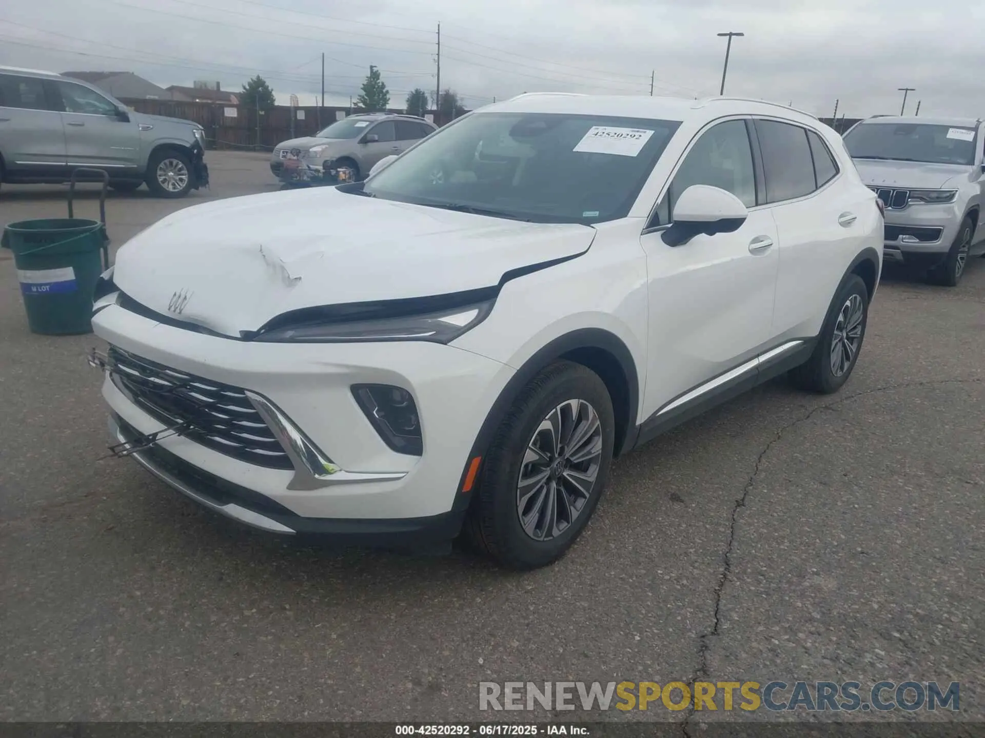 2 Photograph of a damaged car LRBFZME4XRD063548 BUICK ENVISION 2024